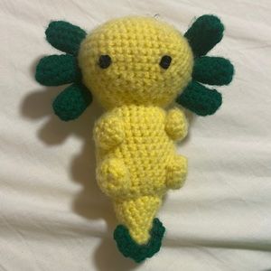 Crochet Axolotl Stuffed Animal